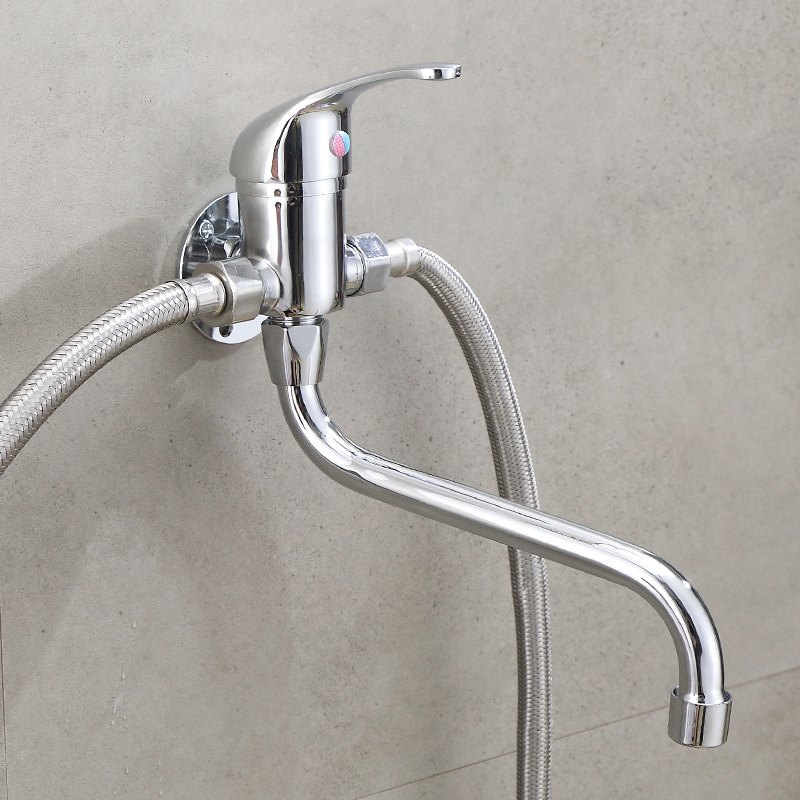 Commercial Kitchen Faucets - Muur Extra Lange Uitloop Aanrecht Kraan