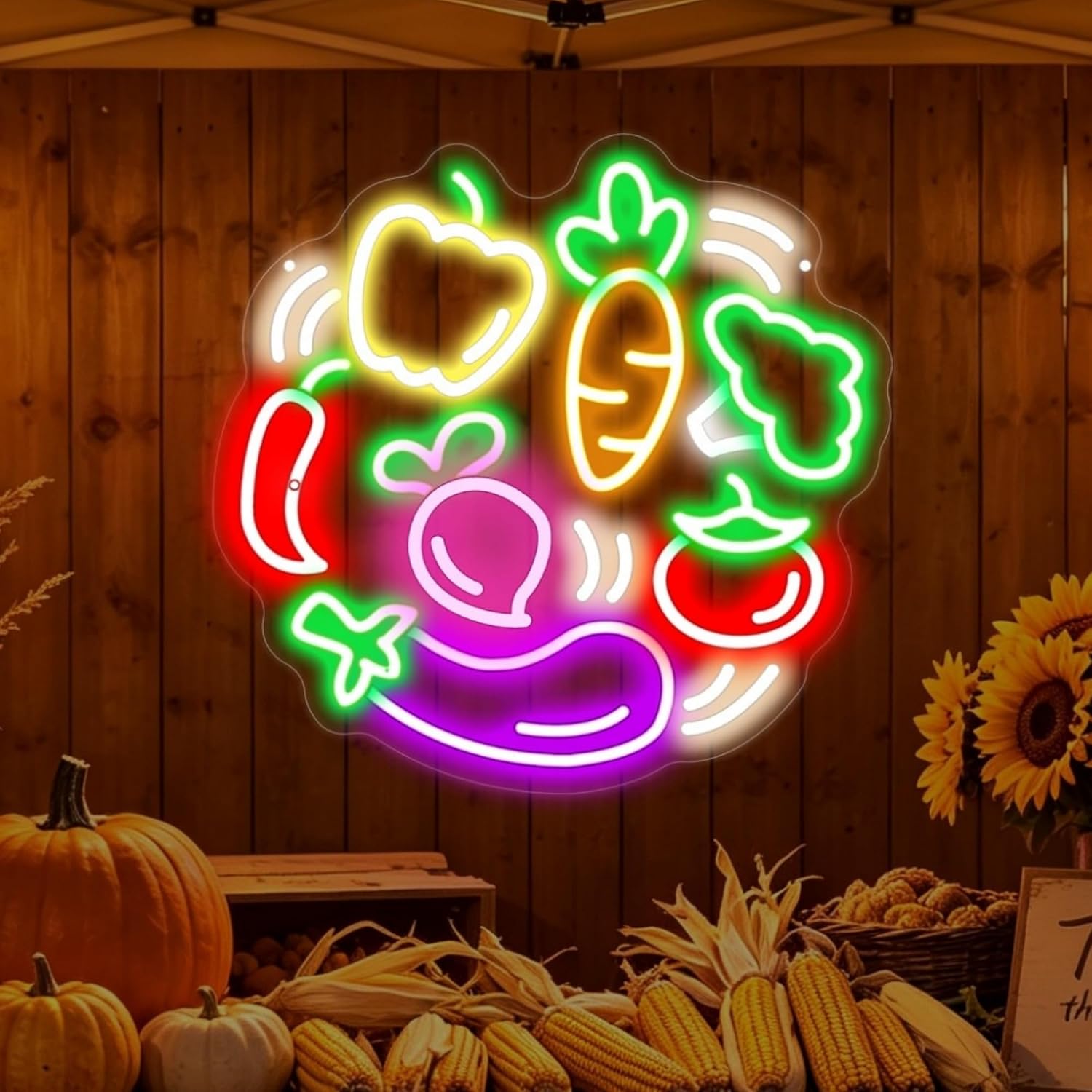 Commercial Kitchen Store - Groenten LED Neon Sign USB Neon