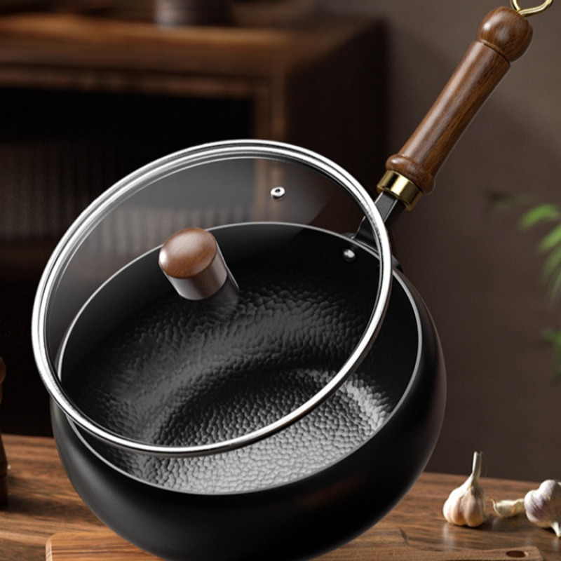 Soup Kettle Warmer - Kookplaat-veilige gietijzeren pot zonder coating, buikontwerp