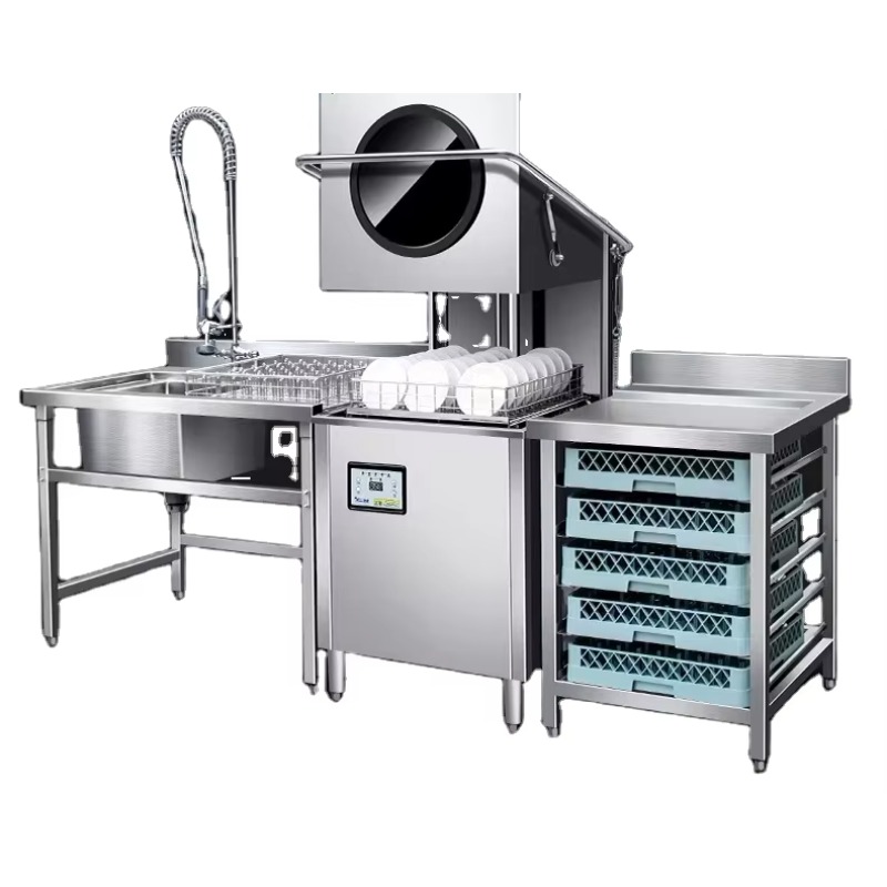 Commercial Kitchen And - Commerciële elektrische vaatwasser, vrijstaand, automatisch, met