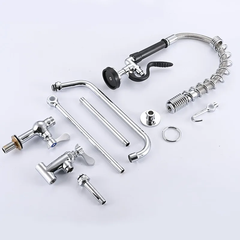 Commercial Kitchen Faucets - Commerciële keukenkraan met enkele hendel, voor-spoelbakmengkraan