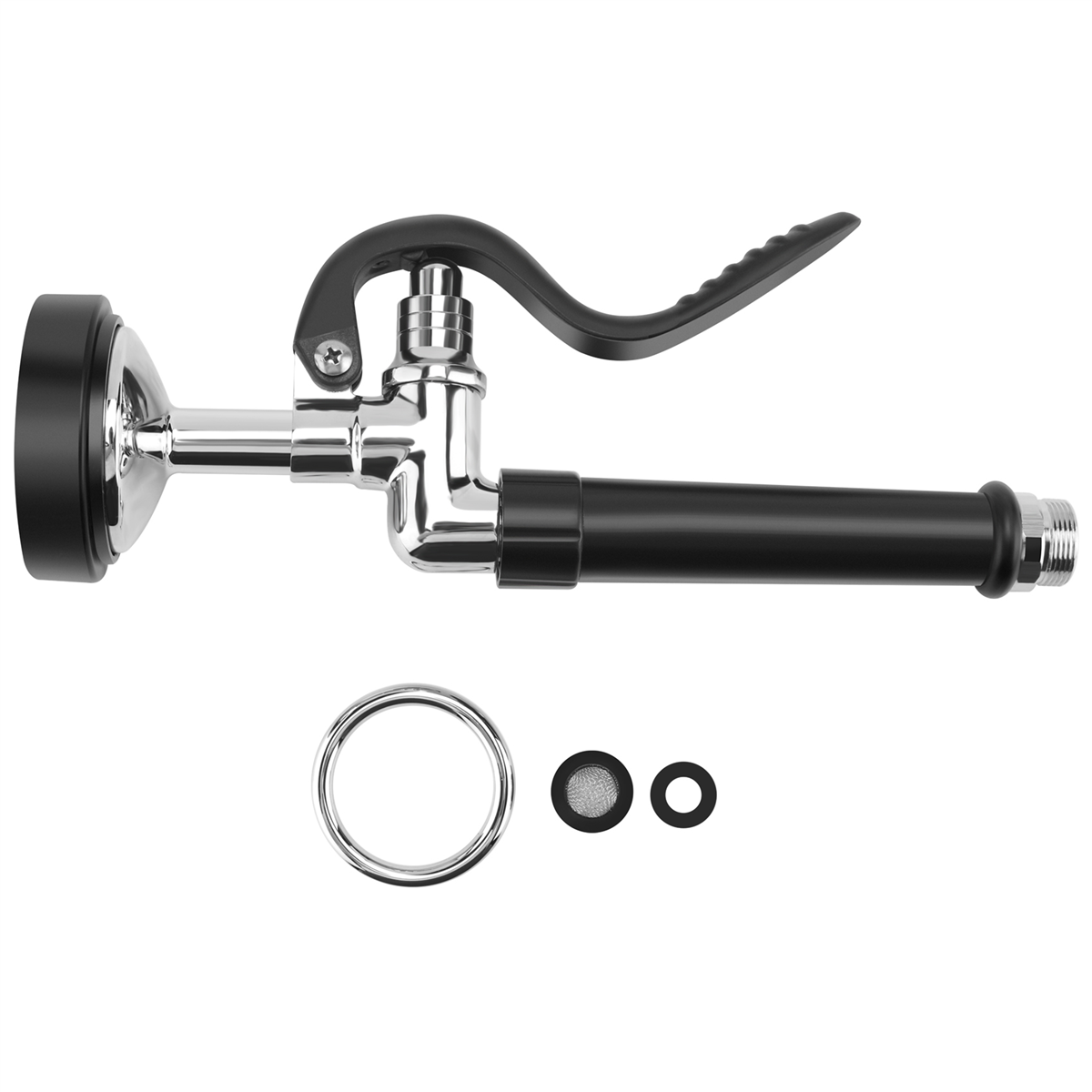 Commercial Kitchen Faucets - Pre Spoelsproeier Commerciële Keukenkraan Onderdelen Verchroomd