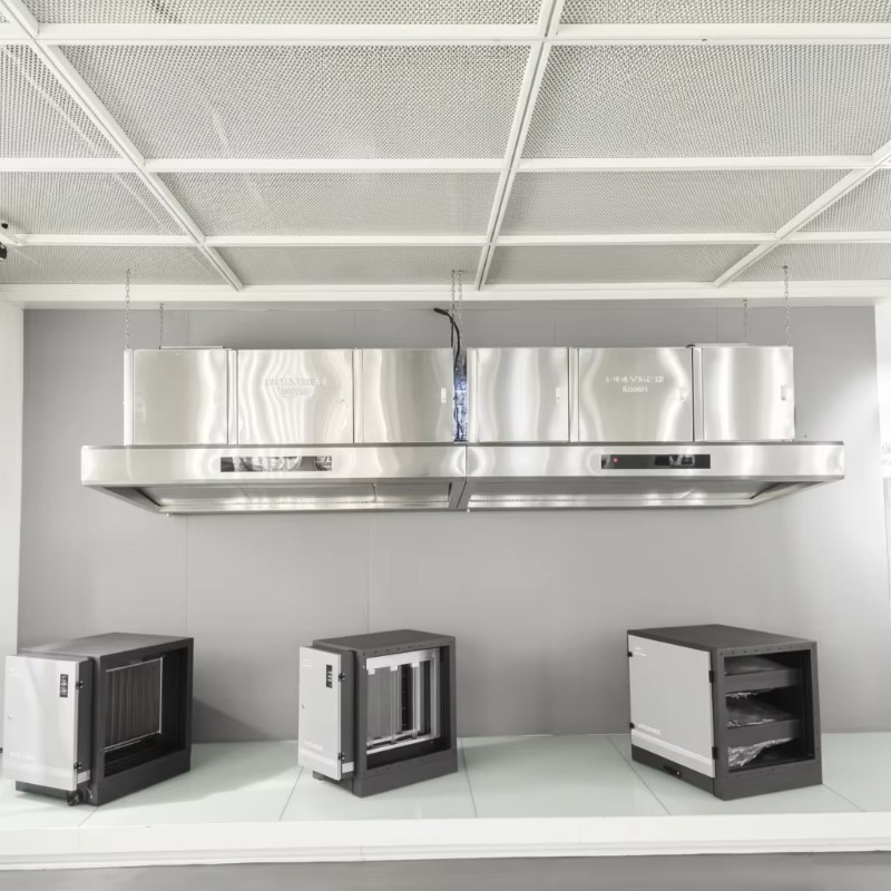 Commercial Kitchen And - Commerciële aanpasbare 201 roestvrijstalen 98% keukenafzuigkap
