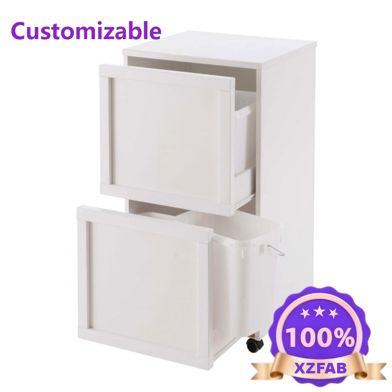 Commercial Kitchen Garbage Can - Fabrieksdirect 2026 Houten dubbelwandige sorteerprullenbak, 4