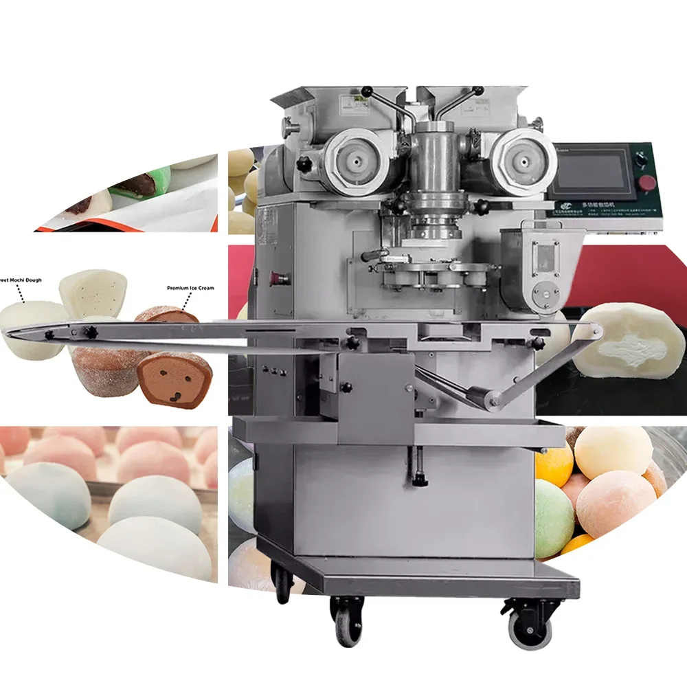 Ice Cream Mochi Maker - 【2026】Nieuwe multifunctionele automatische rijstzoete Daifuku dubbele