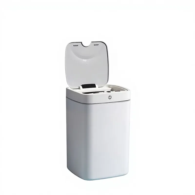 Commercial Kitchen Garbage Can - Vierkante slimme plastic prullenbak voor keuken,