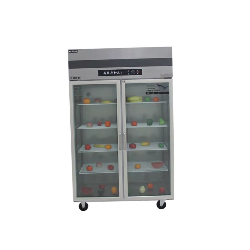 Commercial Kitchen And - Klantspecifieke commerciële koelkast met glazen deur,