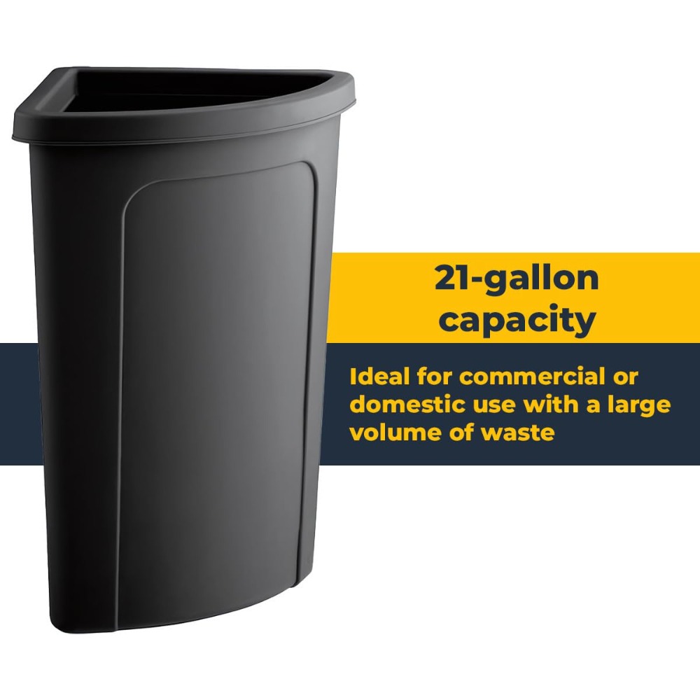 Grote keukenafvalbak van 21 ga - Commercial Kitchen Garbage Can recensie en prijs