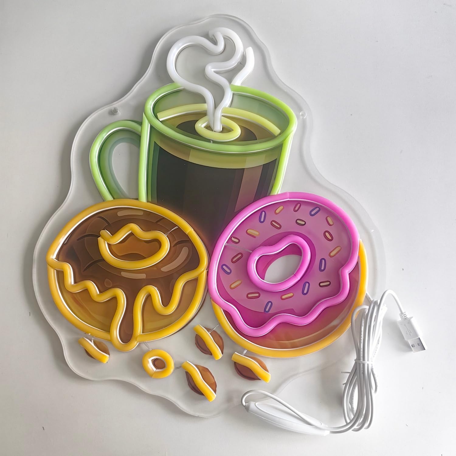 Donuts LED Neonbord USB-aanged - Commercial Kitchen Store recensie en prijs