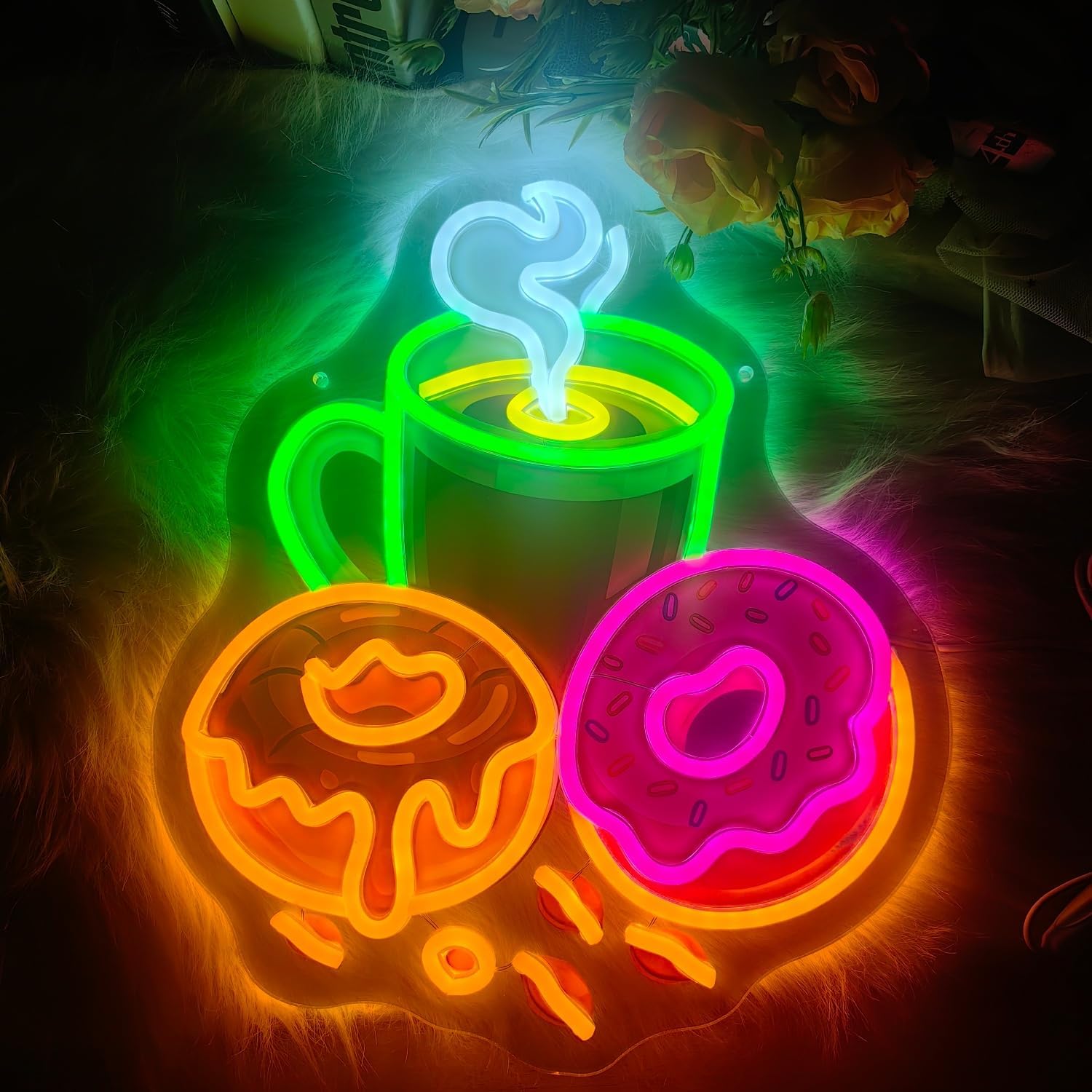 Donuts LED Neonbord USB-aanged - Commercial Kitchen Store recensie en prijs