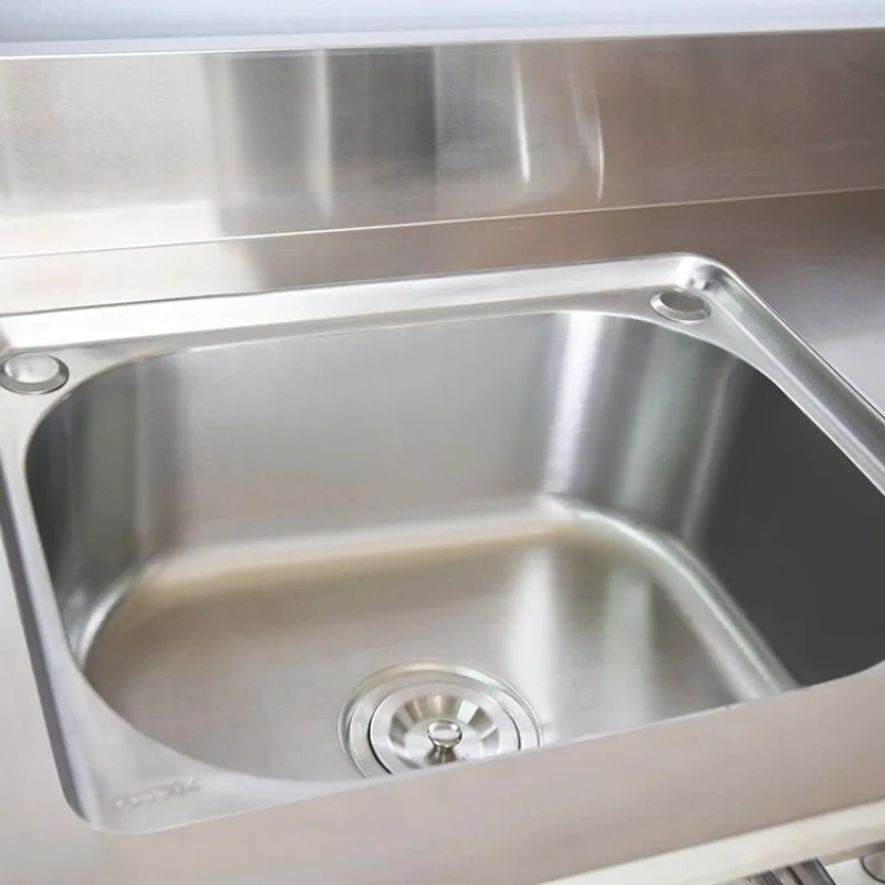 RVS vrijstaande spoelbak met w - Commercial Kitchen Faucets recensie en prijs