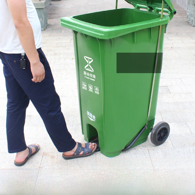 Grote afvalbak met voetpedaal  - Commercial Kitchen Garbage Can recensie en prijs