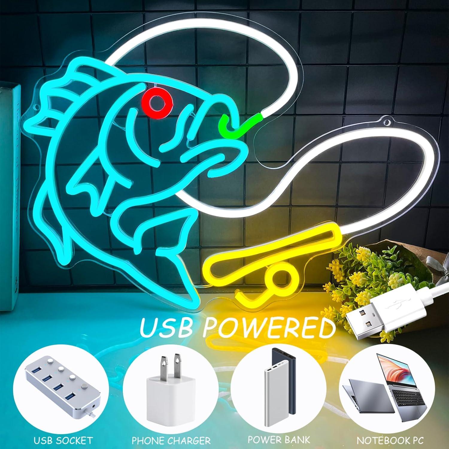 Visserij Neon Licht USB Dimbaa - Commercial Kitchen Store recensie en prijs