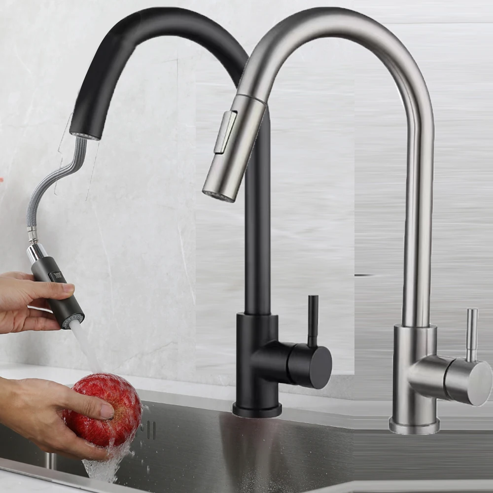 Kraan van geborsteld nikkel, k - Commercial Kitchen Faucets recensie en prijs