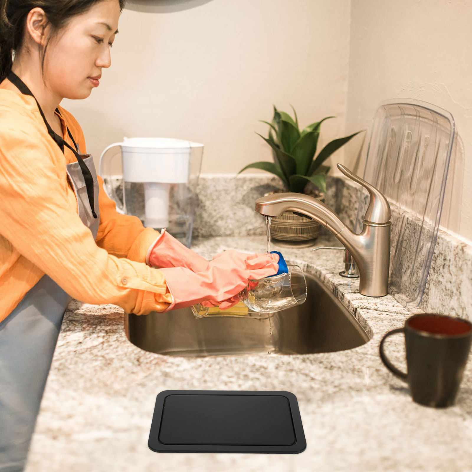 Inbouw afvalbakdeksel van roes - Commercial Kitchen Garbage Can recensie en prijs