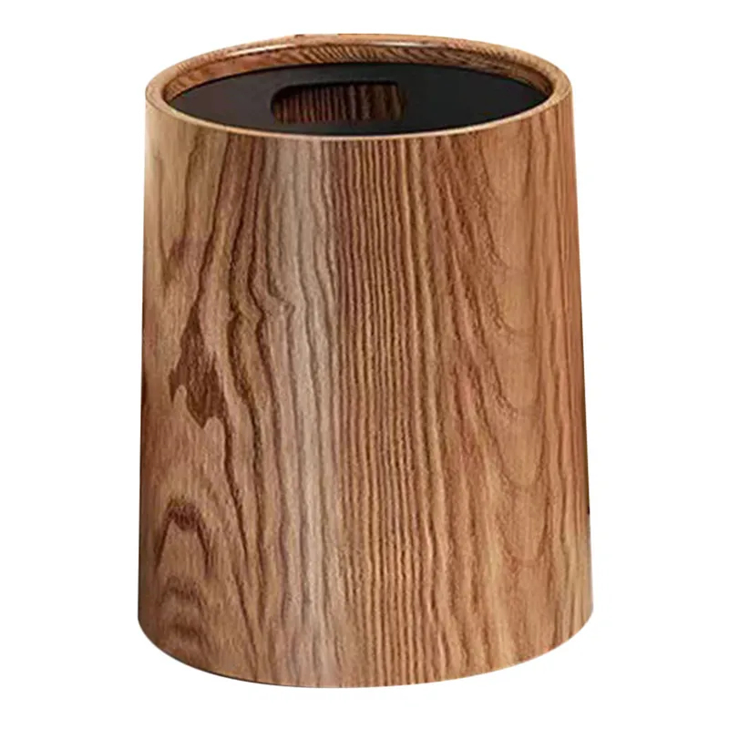 Duurzame afvalbak met houtnerf - Commercial Kitchen Garbage Can recensie en prijs