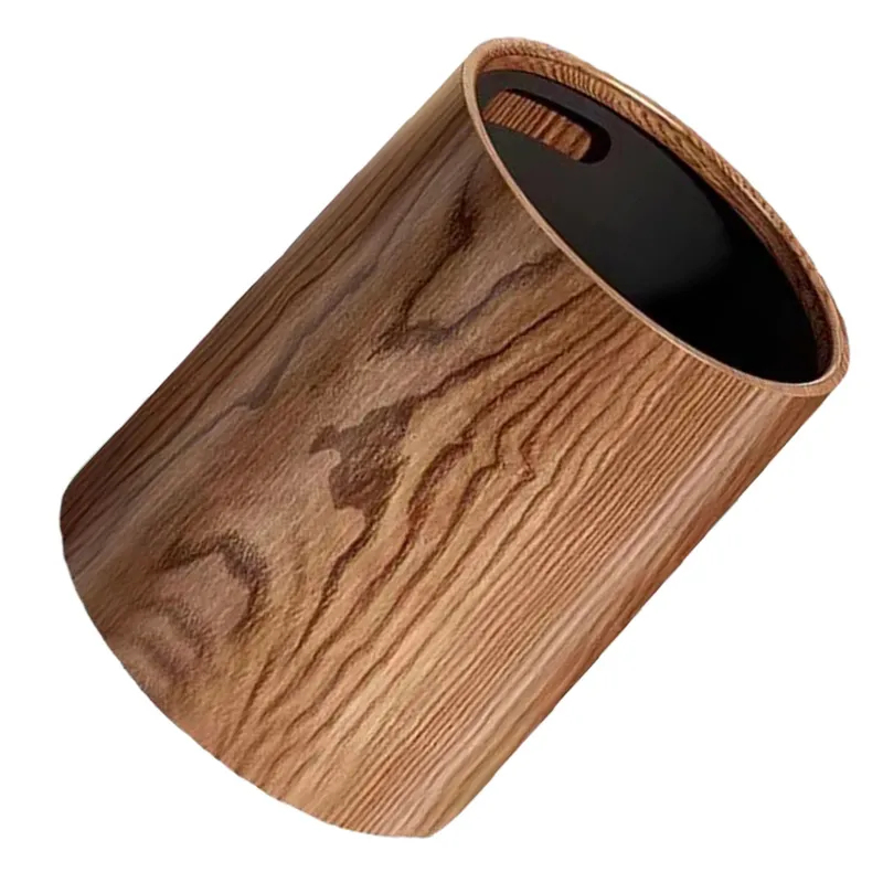 Duurzame afvalbak met houtnerf - Commercial Kitchen Garbage Can recensie en prijs