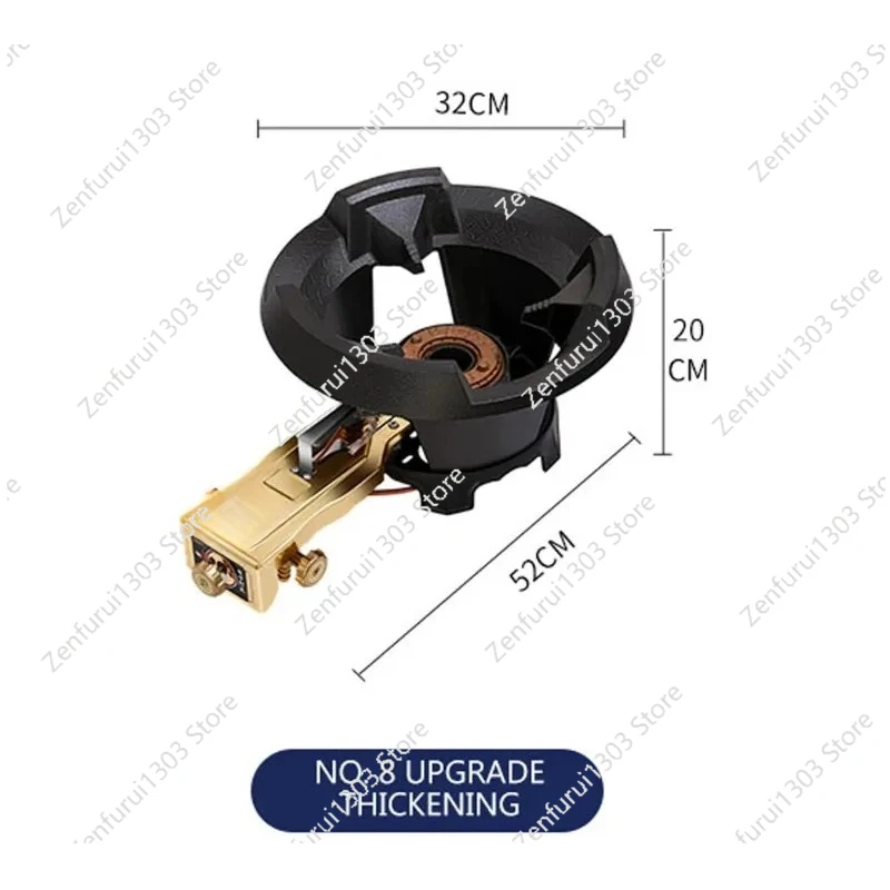 Commerciële krachtige gasfornu - Commercial Kitchen Burner recensie en prijs