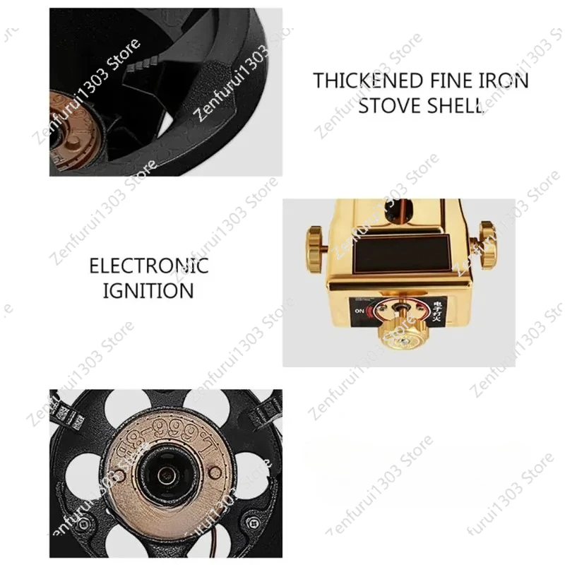Commerciële krachtige gasfornu - Commercial Kitchen Burner recensie en prijs