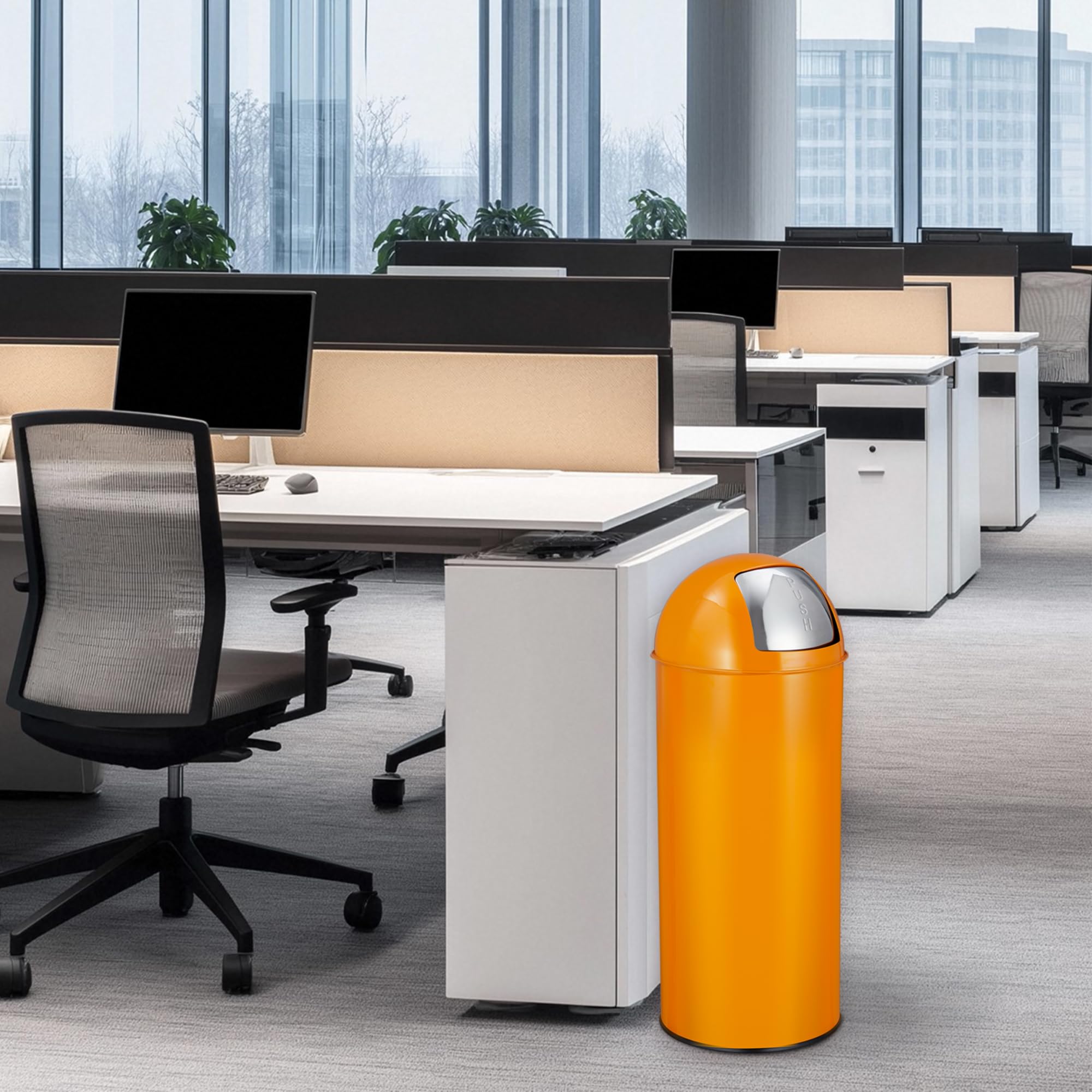 65 Liter Prullenbak met duwdek - Commercial Kitchen Garbage Can recensie en prijs