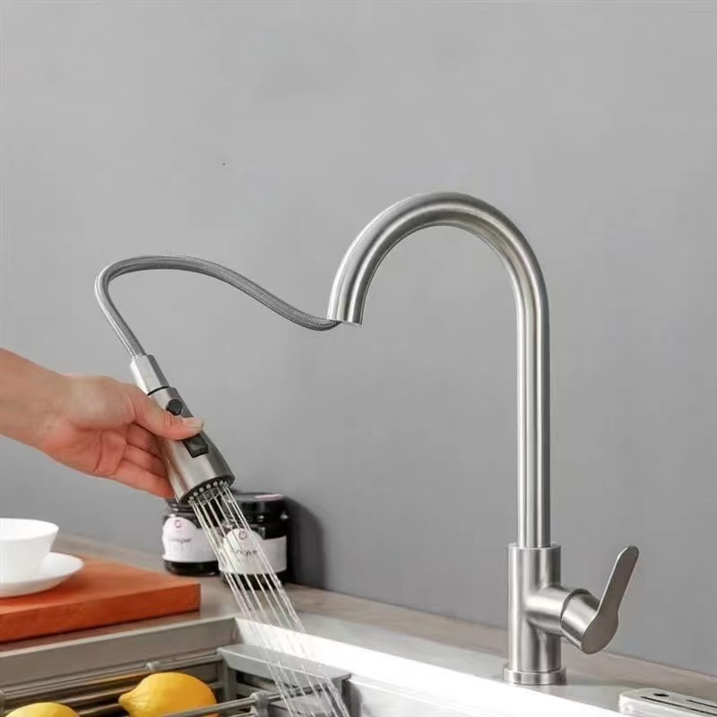 Zwarte keukenkraan uittrekbaar - Commercial Kitchen Faucets recensie en prijs