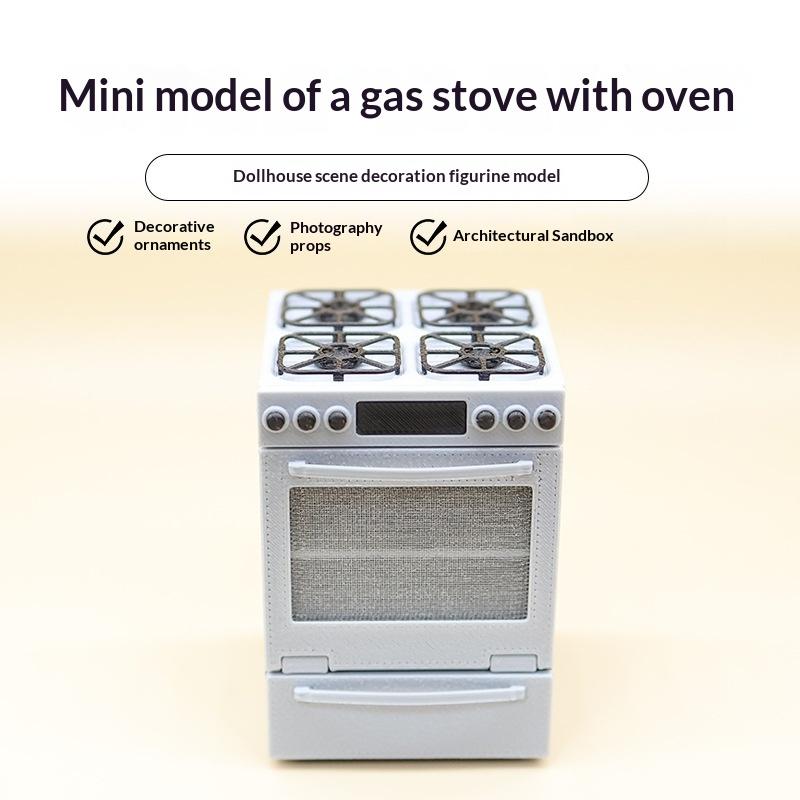 1/12 Miniatuur Gasfornuis Met  - Commercial Kitchen Burner recensie en prijs