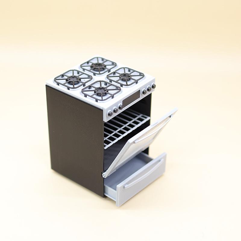 1/12 Miniatuur Gasfornuis Met  - Commercial Kitchen Burner recensie en prijs