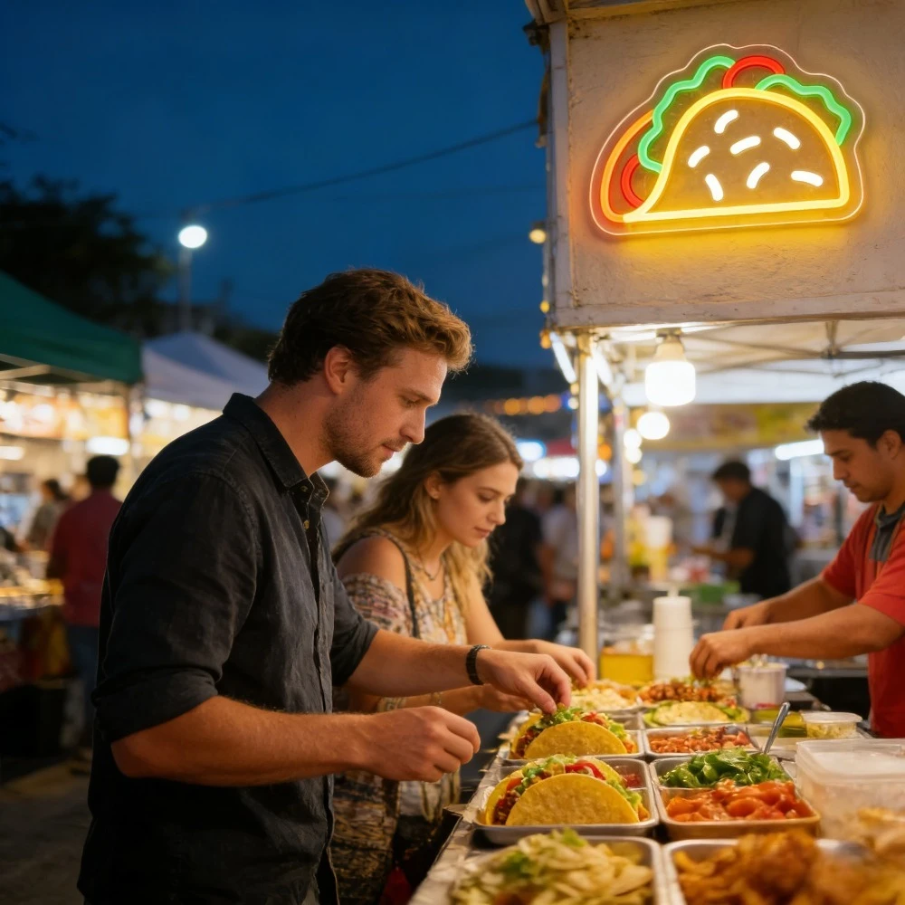 Taco Neon Sign LED USB Dimbaar - Commercial Kitchen Store recensie en prijs