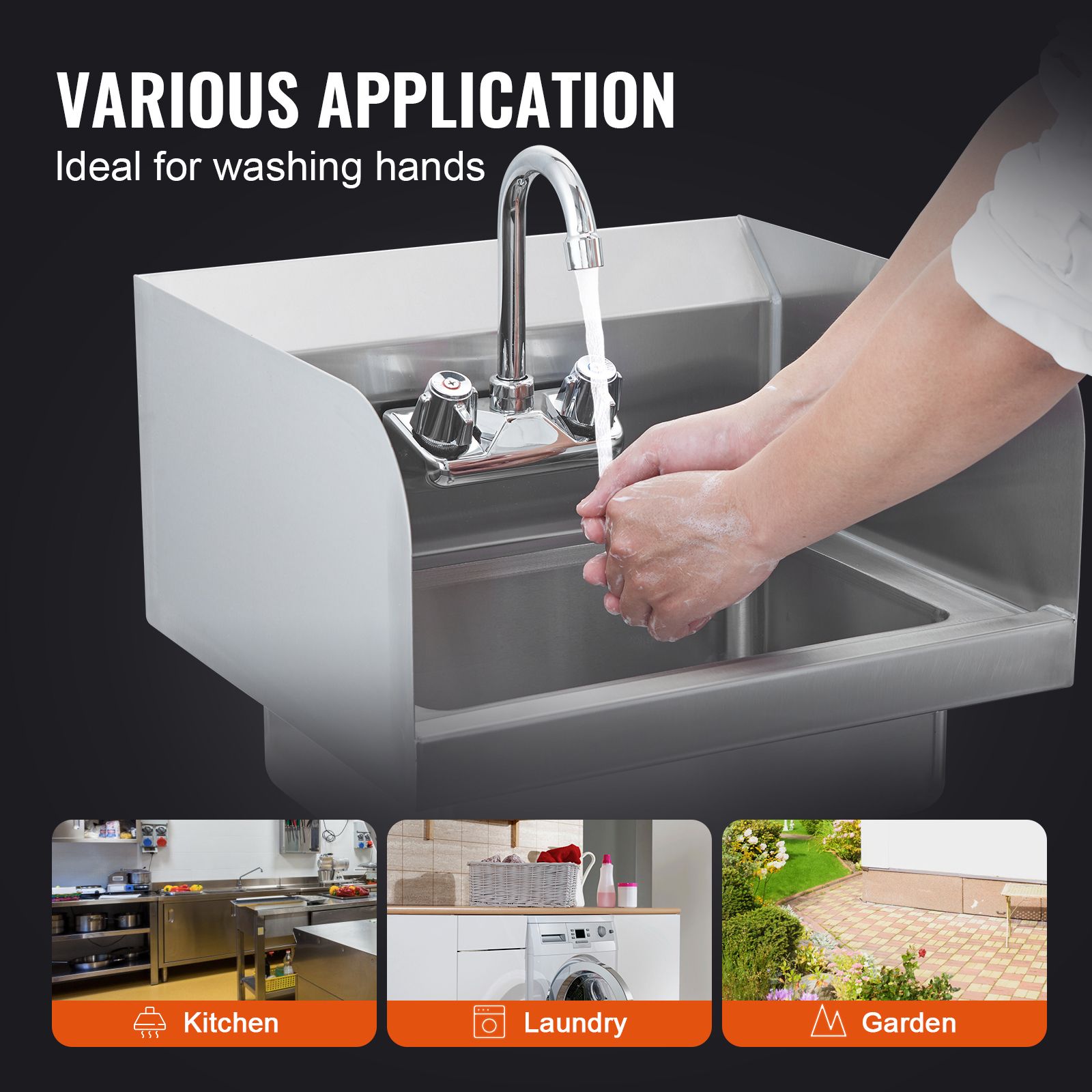 Commerciële handwasbak met kra - Commercial Kitchen Faucets recensie en prijs