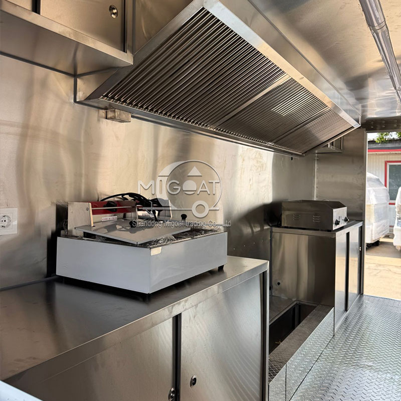 Commerciële mobiele keukenwage - Commercial Kitchen Ventilation System recensie en prijs