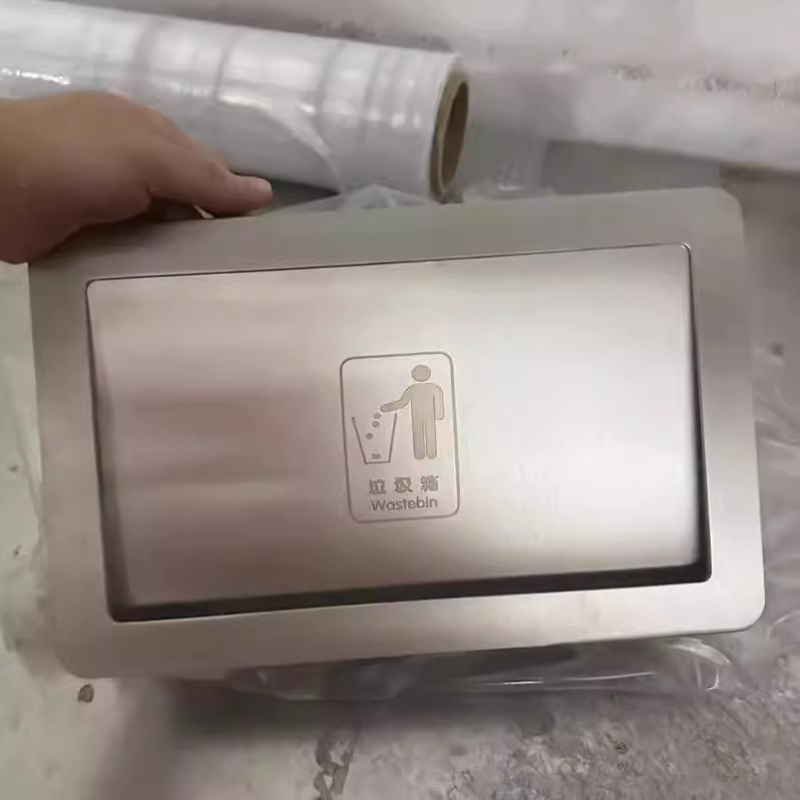 304 roestvrij staal zijkant op - Commercial Kitchen Garbage Can recensie en prijs