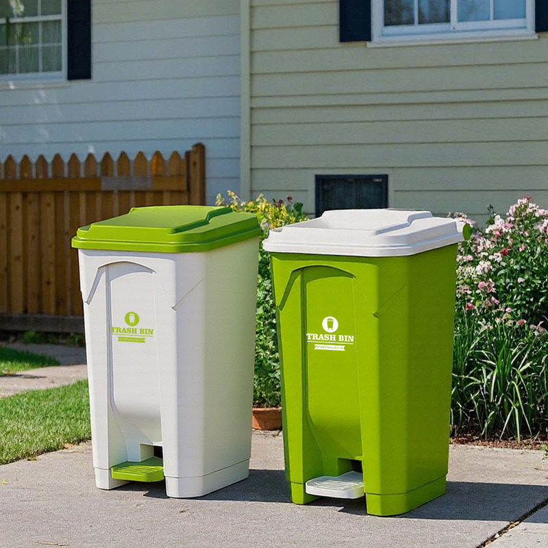 Grote buitenafvalbak met trapd - Commercial Kitchen Garbage Can recensie en prijs