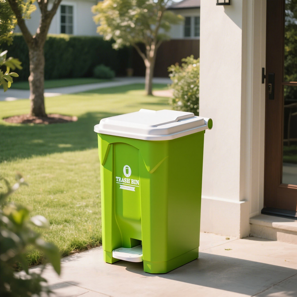 Grote buitenafvalbak met trapd - Commercial Kitchen Garbage Can recensie en prijs
