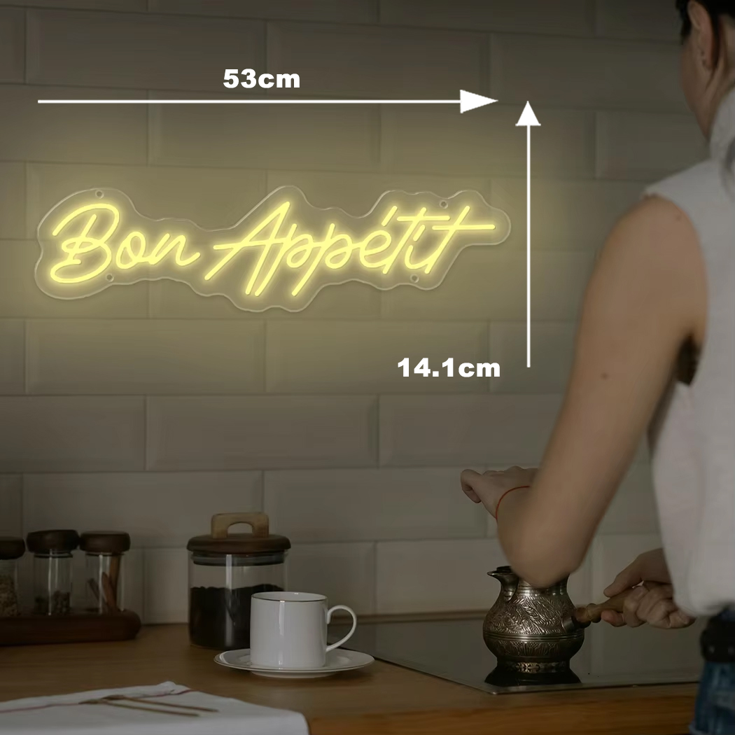 Bon Appetite Neon LED Teken Mu - Commercial Kitchen Store recensie en prijs