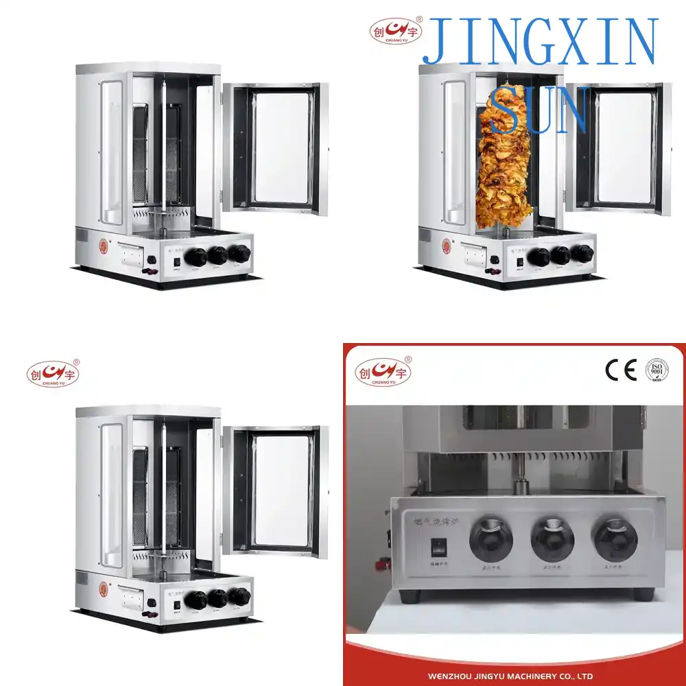 Shawarma-machine voor vleespro - Commercial Kitchen Grill recensie en prijs