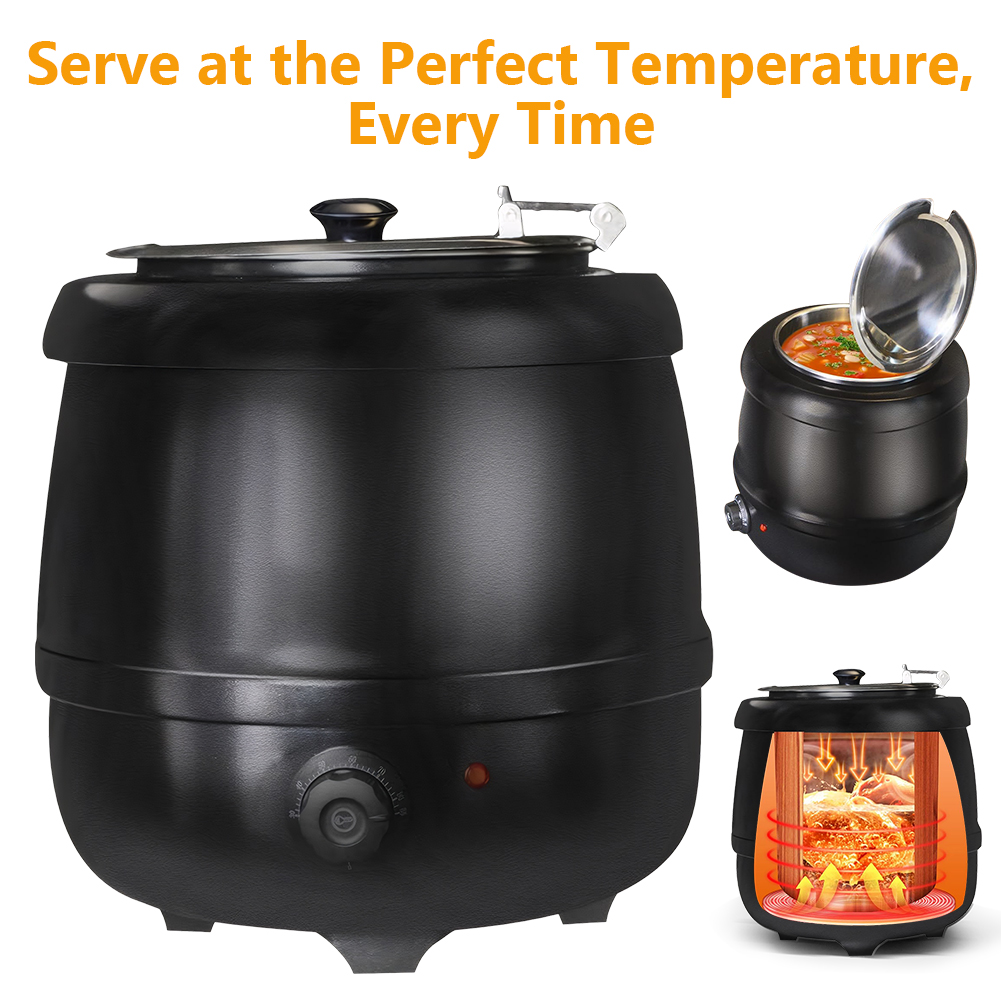 10L soepketel met scharnierend - Soup Kettle Warmer recensie en prijs