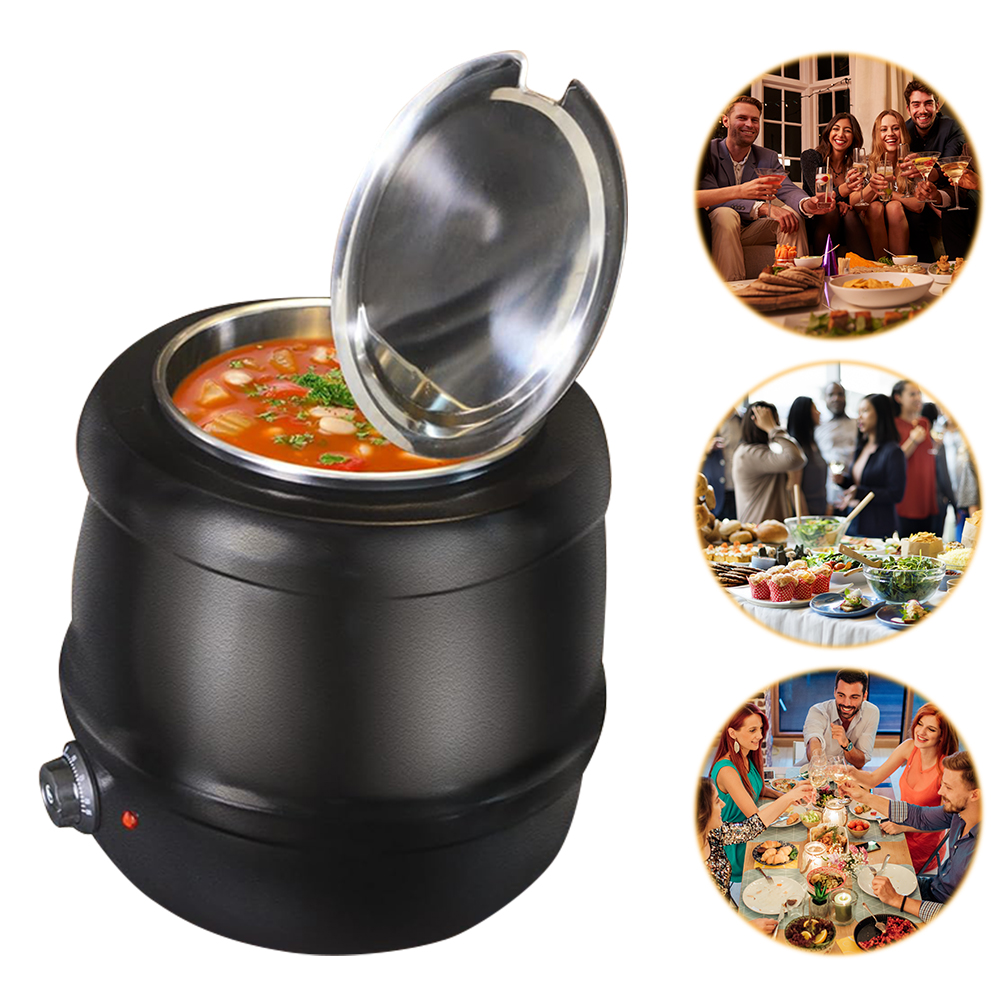 10L soepketel met scharnierend - Soup Kettle Warmer recensie en prijs