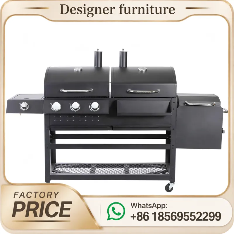 Houtskool Gas BBQ Grill Rooklo - Commercial Kitchen Grill recensie en prijs
